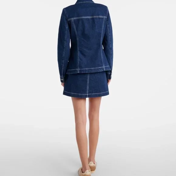 NWT: Veronica Beard Alfie Denim Jacket size S - Picture 3 of 5